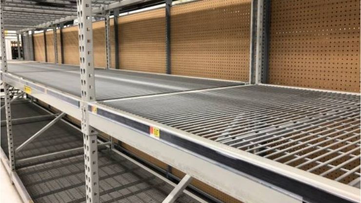 Estoque se esgotando rapidamente